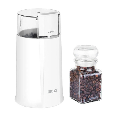 Mlynček na kávu ECG KM 122 Easygrind White 200W