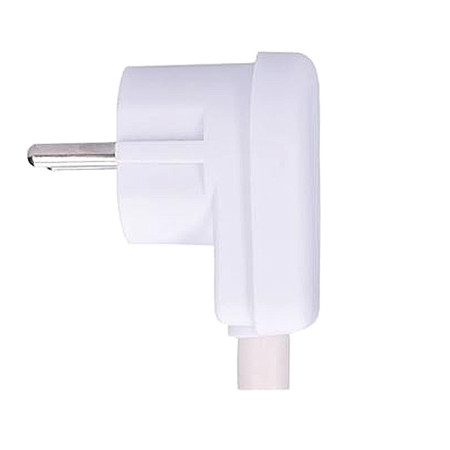 Vidlica 230V biela uhlová SOLIGHT P70