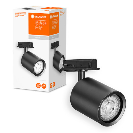 Svietidlo LEDVANCE TRACKLIGHT SPOT MINI CYLINDER GU10 BK pre lištový systém
