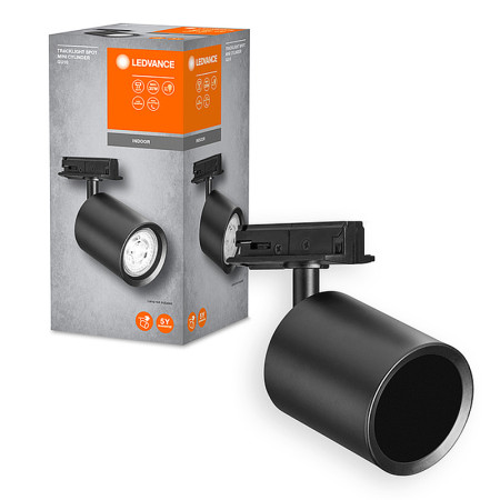 Svietidlo LEDVANCE TRACKLIGHT SPOT MINI CYLINDER GU10 BK pre lištový systém