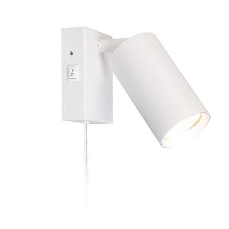 Lampa nástenná 1xGU10 biela CELE SOLIGHT WO3002-W