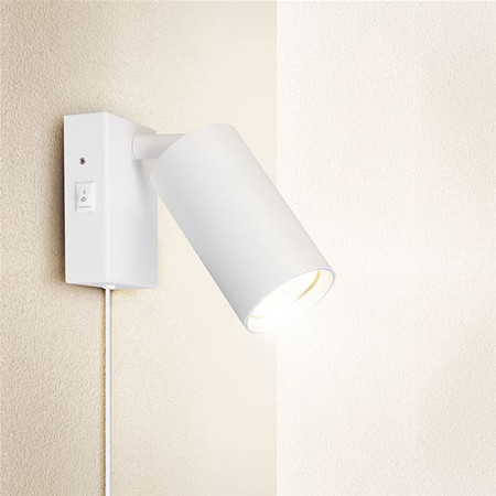Lampa nástenná 1xGU10 biela CELE SOLIGHT WO3002-W