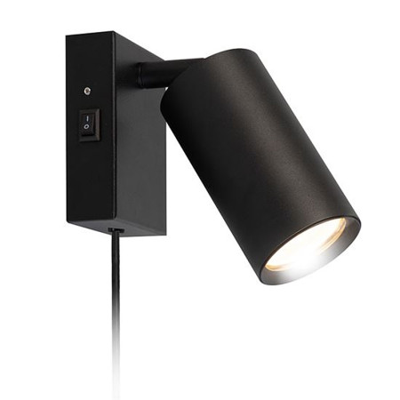Lampa nástenná 1xGU10 čierna CELE SOLIGHT WO3002-B
