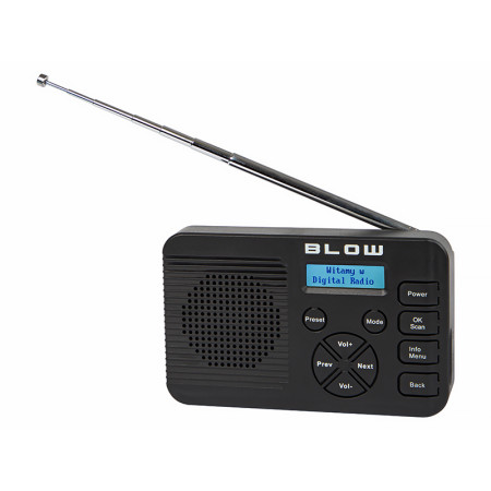 Rádio prenosné BLOW RK4 s BLUETOOTH a DAB+