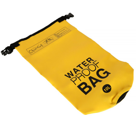 Vodotesný vak 10L WATER PROOF BAG YELLOW
