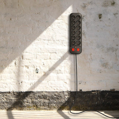 Prepäťová ochrana 1,8m/12z+2xV DPM PPS52 PO1812VBK čierna