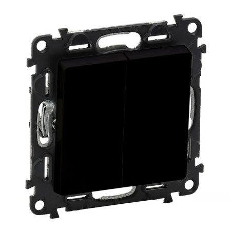 Vypínač č.5B (6+6) LEGRAND VALENA LIFE 756308 čierny