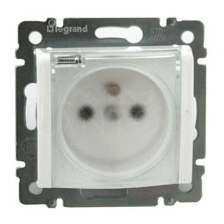 Jednozásuvka LEGRAND VALENA 774221 biela IP44