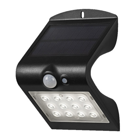 Svietidlo nočné LED LEDVANCE ENDURA FLOOD BUTTERFLY SOLAR SENZOR 1,5W 4000K BLACK s pohybovým senzorom