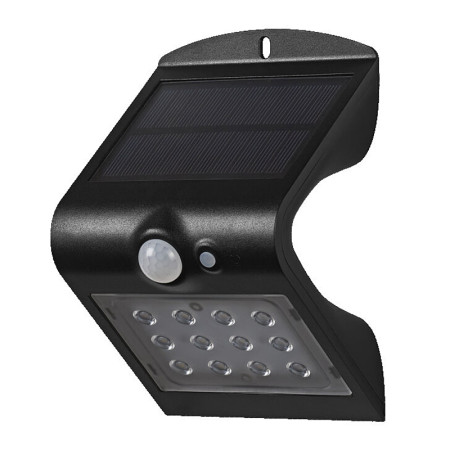 Svietidlo nočné LED LEDVANCE ENDURA FLOOD BUTTERFLY SOLAR SENZOR 1,5W 4000K BLACK s pohybovým senzorom