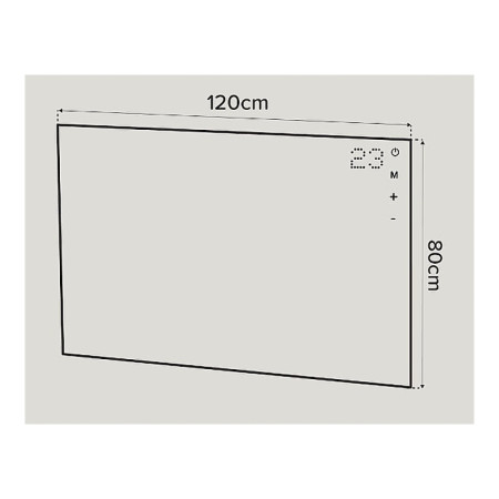 Ohrievač infrapanel DREAM HEAT CC 960W SMART WIFI