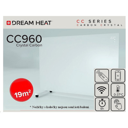 Ohrievač infrapanel DREAM HEAT CC 960W SMART WIFI