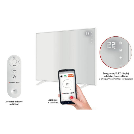 Ohrievač infrapanel DREAM HEAT CC 960W SMART WIFI