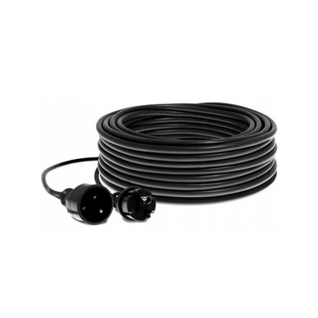 Predlžovací kábel 50m/1z guma EPKG50