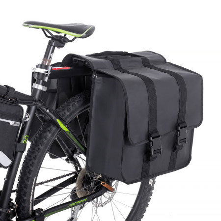 Brašňa na bicykel pre nosič batožiny dvojkomorová 35l RALLEX