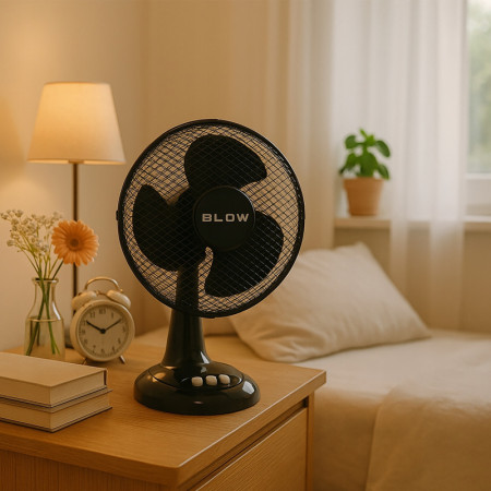 Ventilátor stolový 30cm BLOW 44-063 čierny
