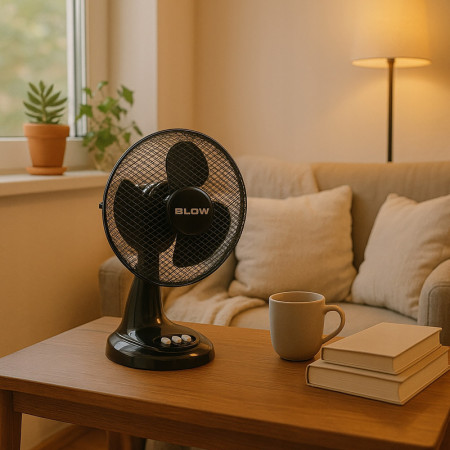 Ventilátor stolový 30cm BLOW 44-063 čierny