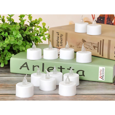 Sviečka LED čajová biela CD2 (1ks)