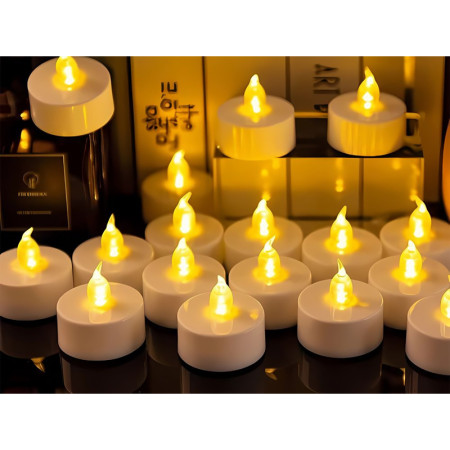 Sviečka LED čajová biela CD2 (1ks)