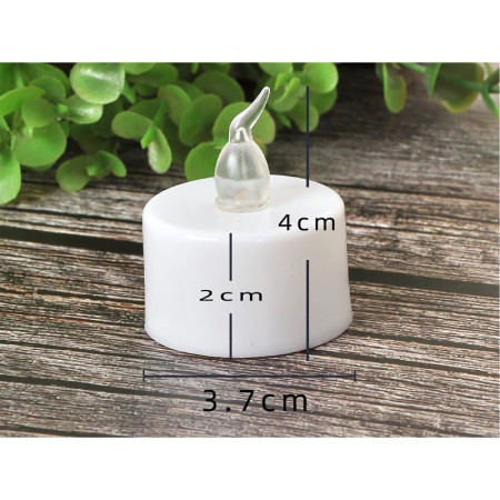 Sviečka LED čajová biela CD2 (1ks)