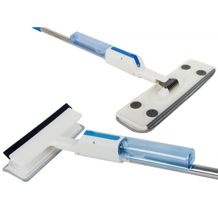 Mop na podlahu striekací so stierkou na okná MOP SPRAY YY-SM003 2v1