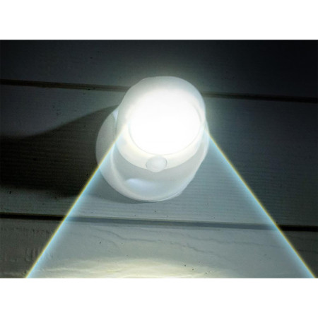 Svietidlo nočné LED ATOMIC ANGEL biele s pohybovým senzorom na batérie 450lm