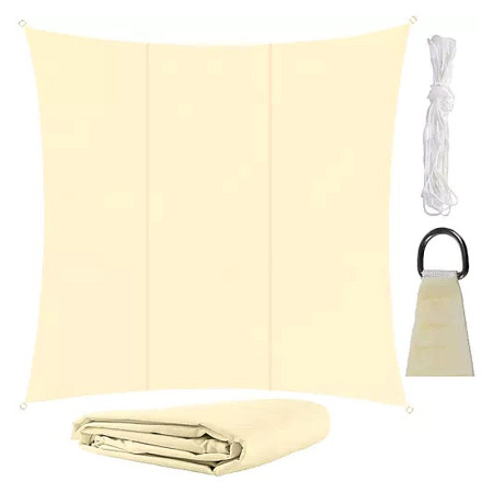 Tieniaca plachta 3,6x3,6m béžová GARDLOV 23165