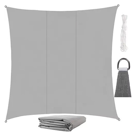 Tieniaca plachta 3,6x3,6m sivá GARDLOV 23164