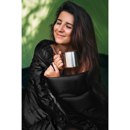 Spacák TRIZAND 00021084 čierny 2v1 a prikrývka