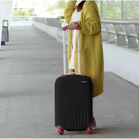 Obal na kufor M TRIZAND 23839 čierny (35-43x57-62x25-27cm)