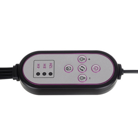 Svietidlo pre rast rastlín GARDLOV JZZFL-04 14W 4x20LED 4ramená