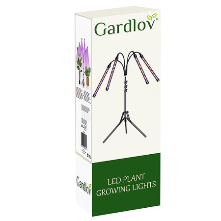 Svietidlo pre rast rastlín GARDLOV JZZFL-04 14W 4x20LED 4ramená