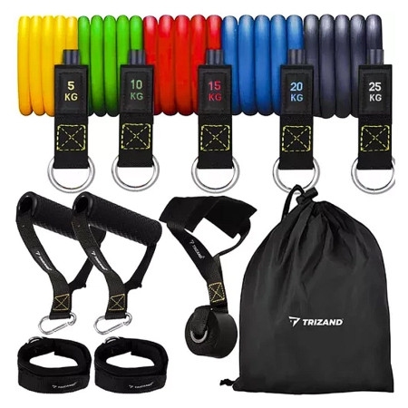 Sada posilňovacie gumy na cvičenie TRIZAND 22716