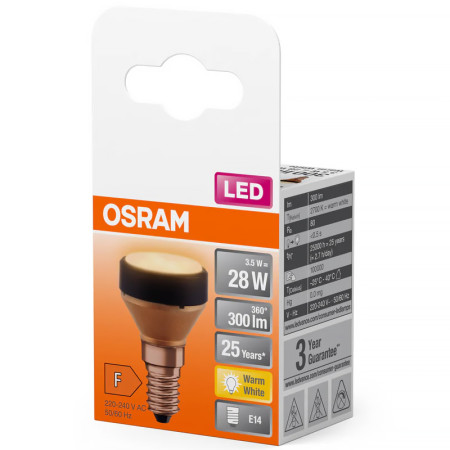 Žiarovka OSRAM LED FLAT28 E14 3,5W/827