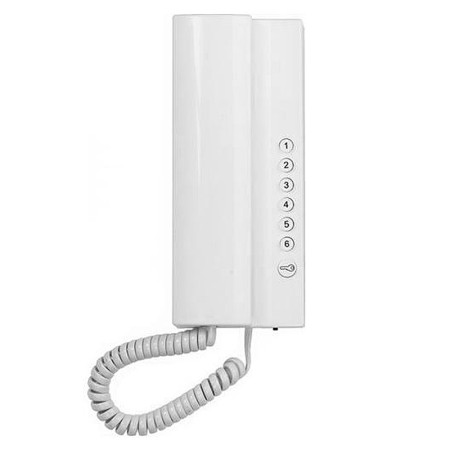 Telefón domáci TESLA 4FP21103.201 ELEGANT biely s reguláciou hlasitosti