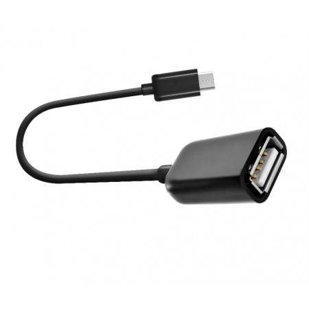 Kábel OTG zásuvka USBA-USBC 10cm