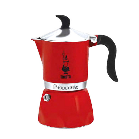 Kanvica BIALETTI Fiammetta 1 kávy 50ml RED (MOKA)