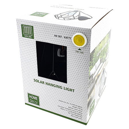 Lampa solárna HOME decor HD307 KATTY závesné