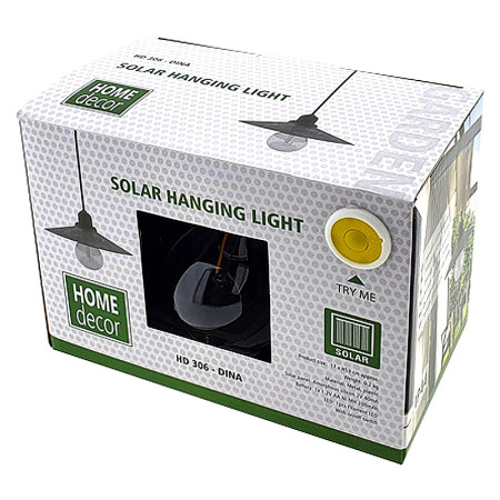 Lampa solárna HOME decor HD306 DINA závesné