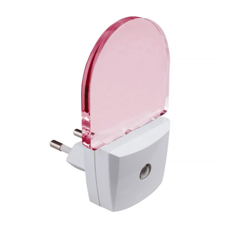 Svietidlo nočné LED RABALUX 4659 PARIS LUX RED do zásuvky so súmrakovým senzorom