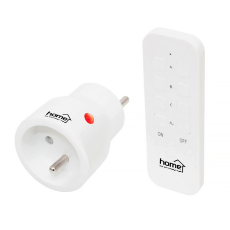 Zásuvky diaľkovo ovládané 1+1 10A HOME THF2311