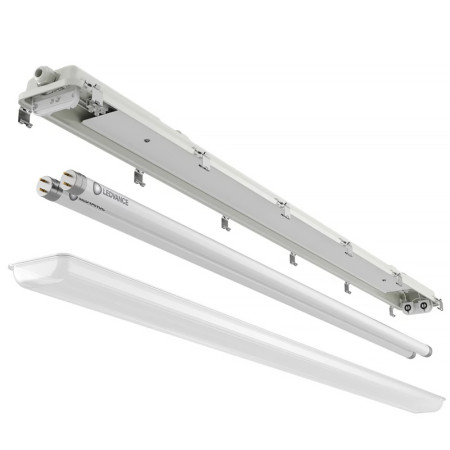 Prachotes IP65 pre LED trubice 2x1200mm LEDVANCE DAMP PROOF HOUSING ECO