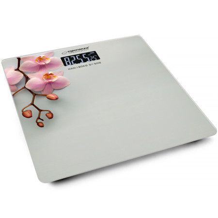 Váha osobná digitálna biela ESPERANZA EBS010 ORCHID