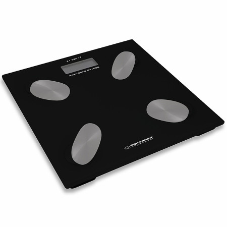 Váha osobná digitálna ESPERANZA EBS022K CHA-CHA Black (meria tuk,vodu,svaly)