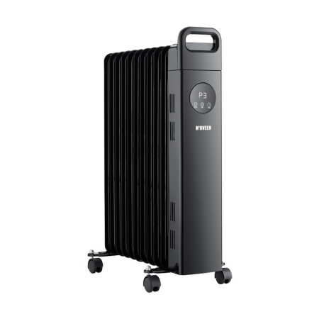 Ohrievač radiátor olejový 11 článkový 2500W NOVEEN OH8099 LCB black Tuya WiFi Smart