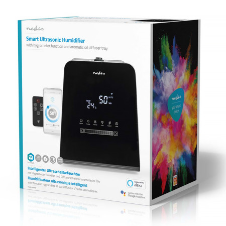 Zvlhčovač vzduchu ultrazvukový NEDIS HUMI150BKW SmartLife