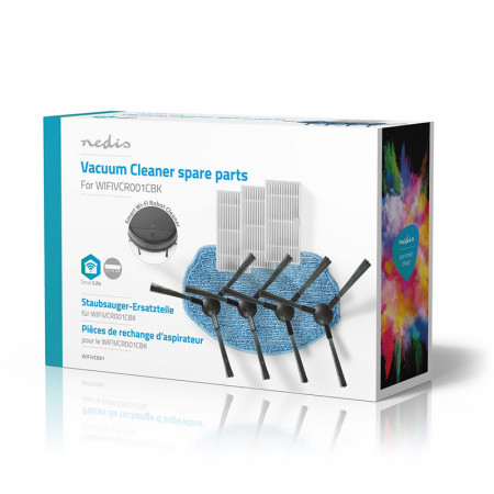Náhradné diely k robotickému vysávaču NEDIS WIFIVCB01