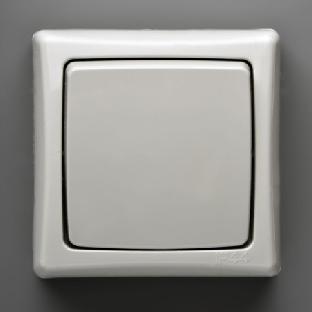 Vypínač č.6 VDT IP44 TESLA 4FN58135.2101 biely