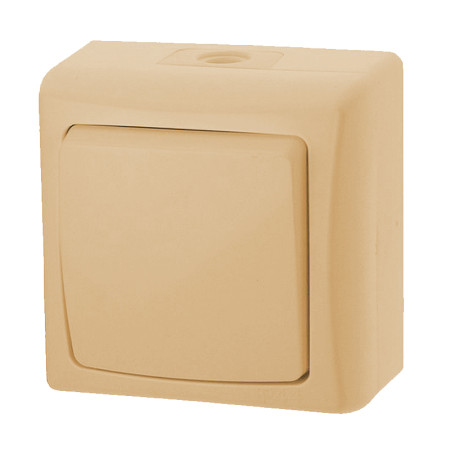 Vypínač č.6 VDT IP44 TESLA 4FN58135.2115 slonová kosť