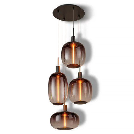 Žiarovka OSRAM LED 1906 E27 12W/818 BIG ELIPSE OVAL 28 MAGNETIC DIM SMOKE